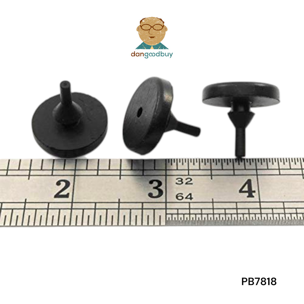Rubber Pull-Through Bumper 7/8" Diameter for 1/8" Hole & 1/8" Panel - dangoodbuy
