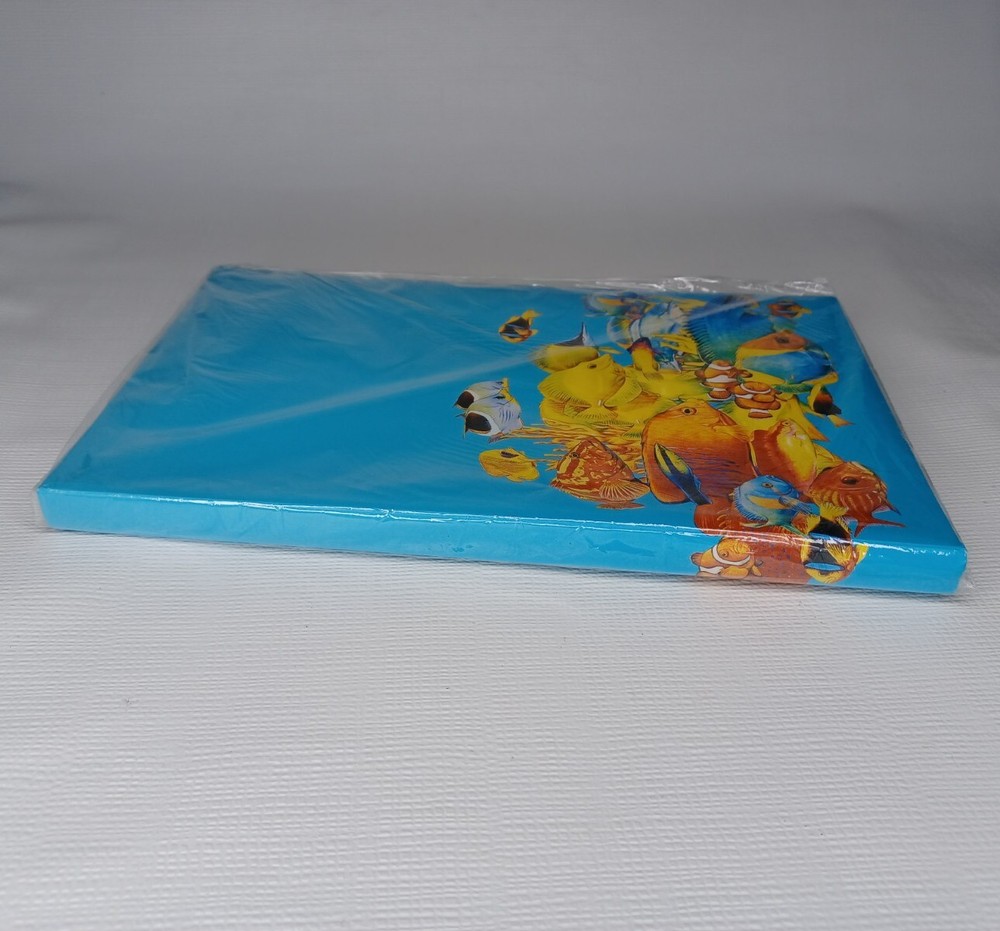Amber Valley Press Notepad Fish Paper Note Folder 10" x 6"