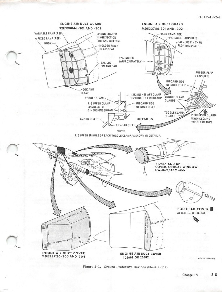 F-4E Phantom II Ground Handling, Servicing, Airframe Maint Flight Manual -CD