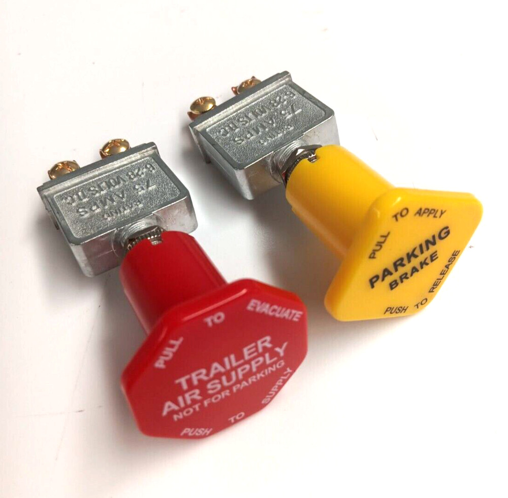 DIY ATS/ETS real brake knobs button box American Truck Simulator PAIR set pull