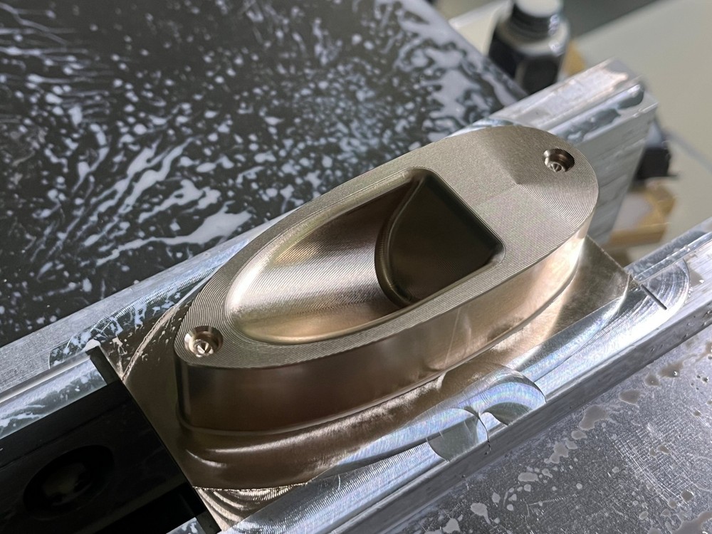 Strat Stratocaster brass Jack Plate - CNC machining