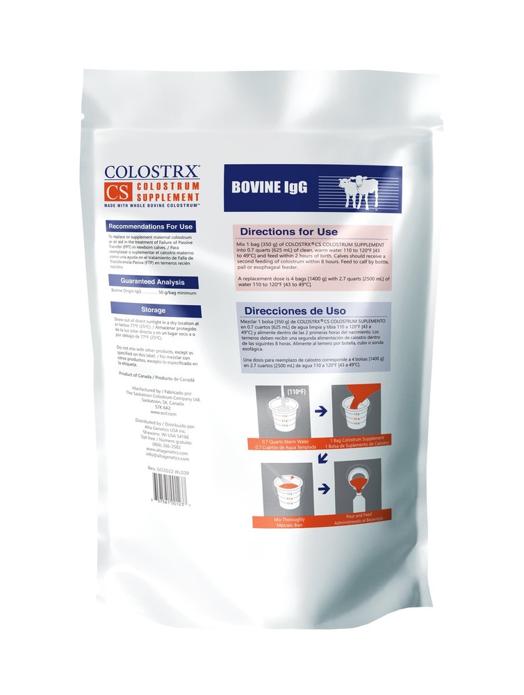 Colostrx CS, 350 gram packet