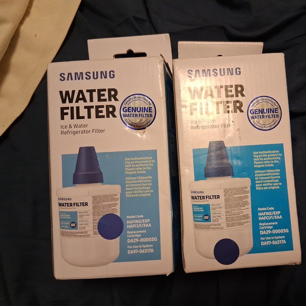 2 Pack- Genuine Samsung DA29-00003G Refrigerator Ice & Water Filter New Sealed