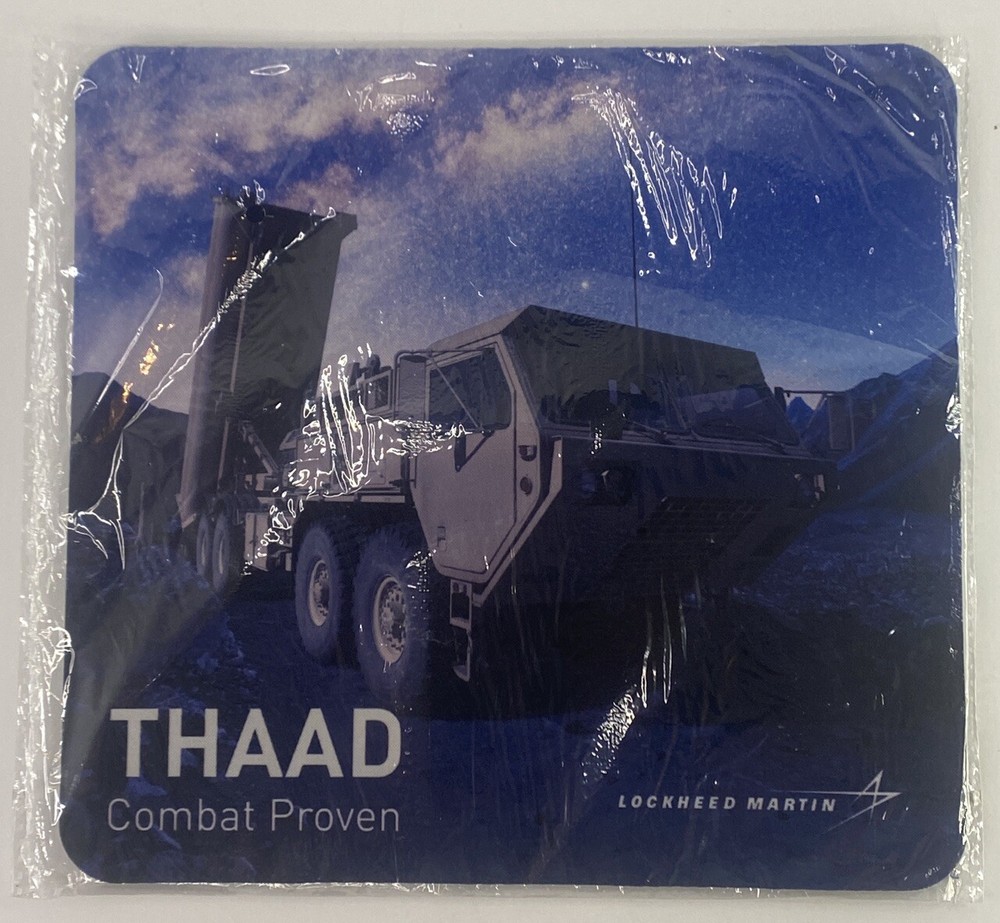Lockheed Martin THAAD Combat Proven Military Interceptor Mousepad Gaming - New