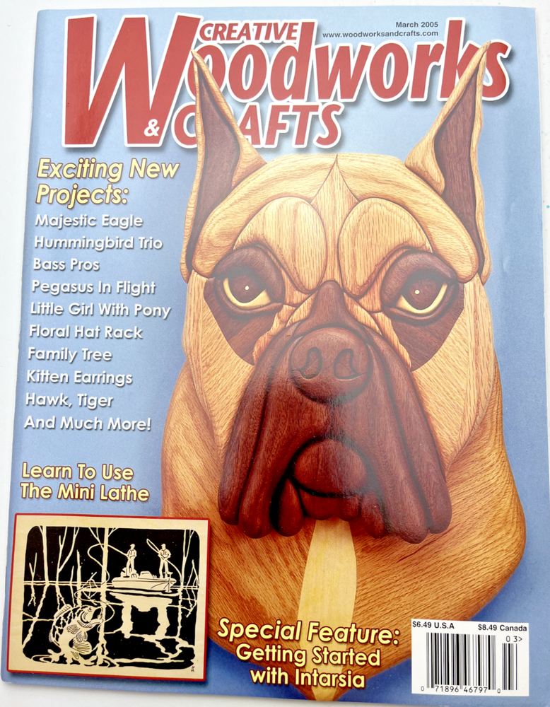 Scroll Saw Patterns Included! Creative Woodworks & Crafts Issue #106- 2005- NEW