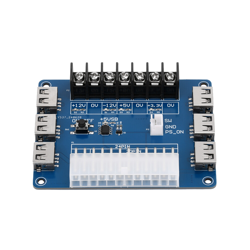 ATX Power Adapter Board USB Charging Desktop PowerSupply Breakout Adapter Module