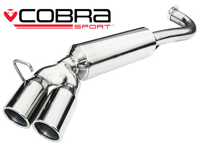 Cobra 2.25" Twin Exit Exhaust Back Box for BMW 318D 320D E90 E91 (07-11)