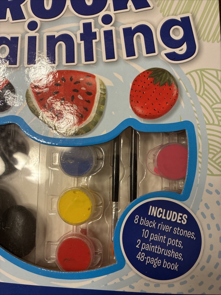 Creative Kits: Creative Kits: Rock Painting With Book