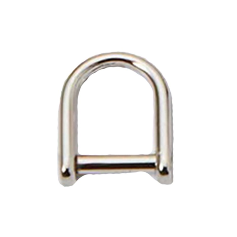 Creative D-Shaped Metal Hoop Ring Tiny D-Ring with Screw Useful Horseshoe