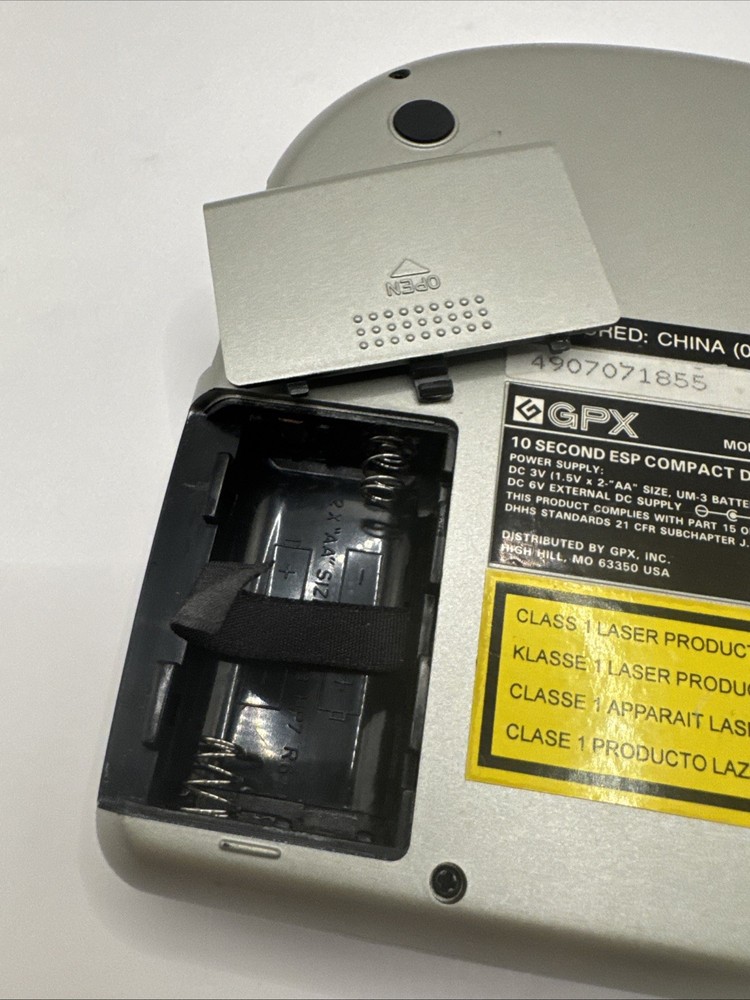 Vintage GPX C3915-E1 Portable CD Compact Disc Player Tested!