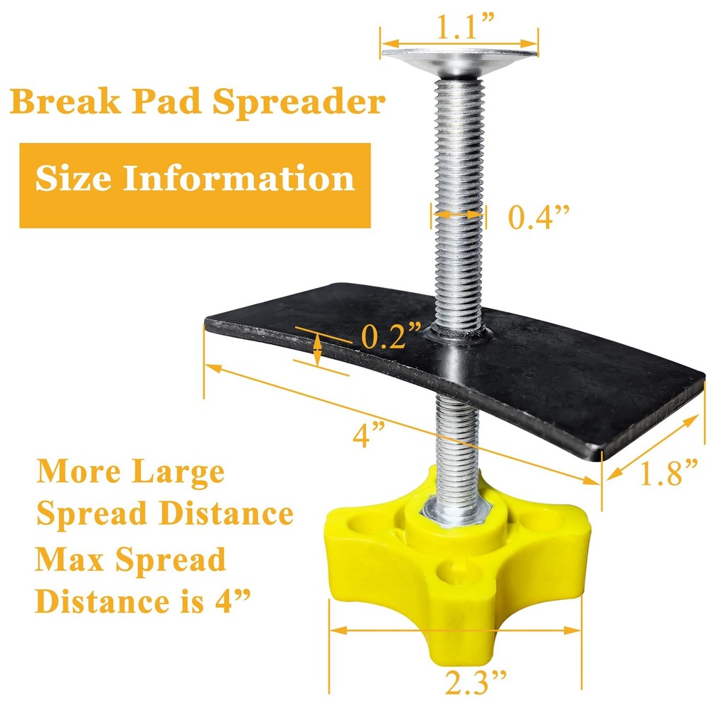 GINXFIT Disc Brake Pad Spreader Caliper Piston Compression Tool...