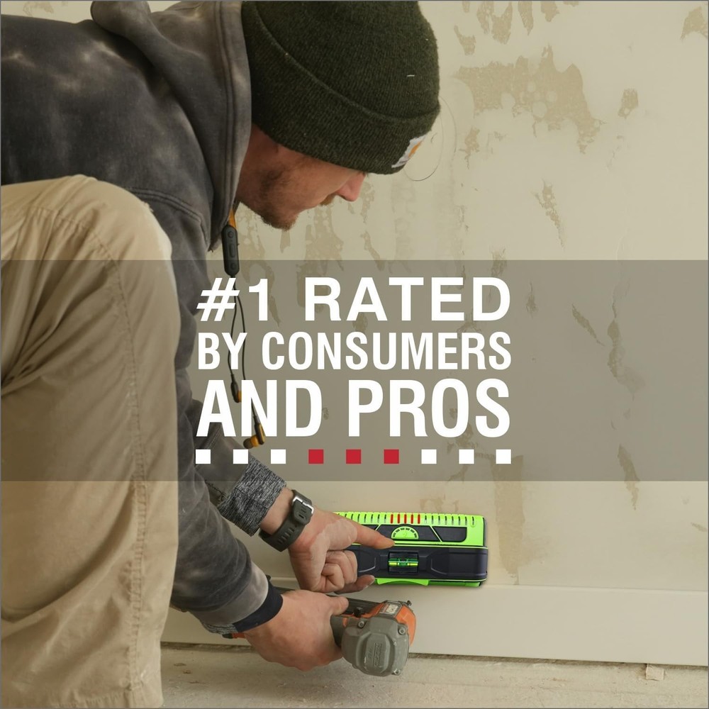 ProSensor 13-Sensor Stud Finder with Live Wire Detection - Ultimate Accuracy