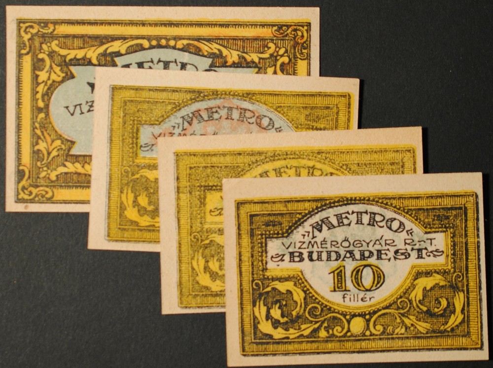 1920 Hungary/Budapest 6 Piece Set AU-UNC