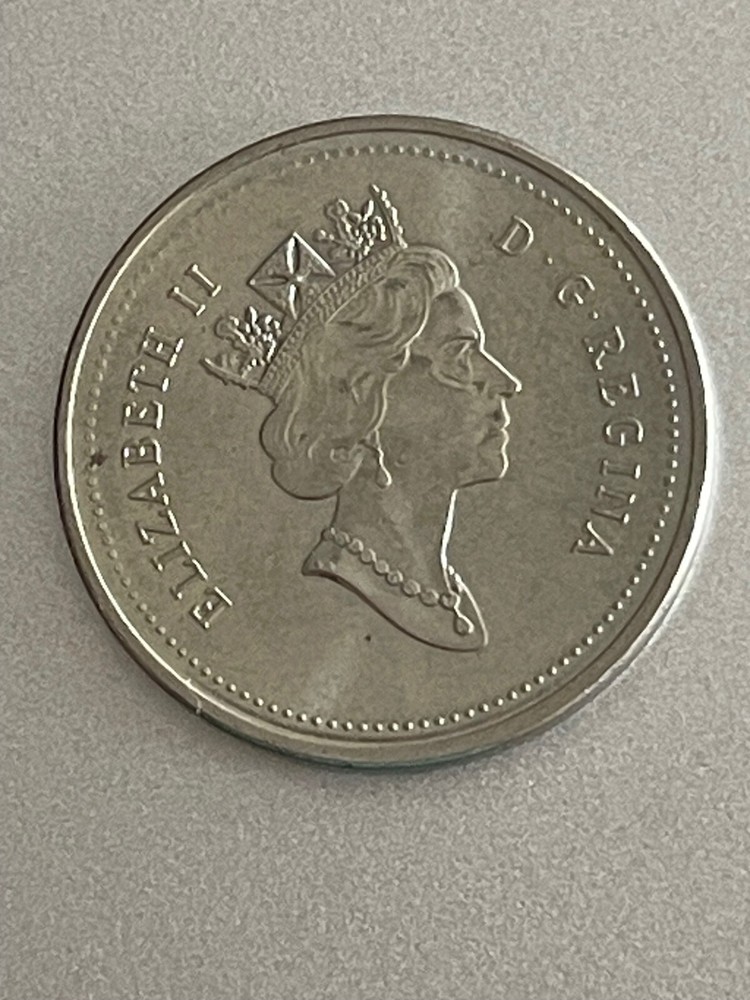 1999 Canada 5 Cent Copper-Nickel KM# 182 Coin