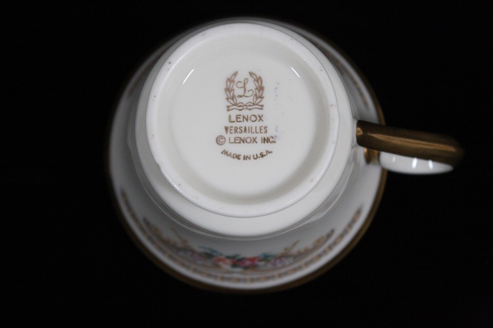 RARE! LENOX CHINA DIMENSION COLLECTION VERSAILLES PATTERN 5 PC PLACE SETTING NEW