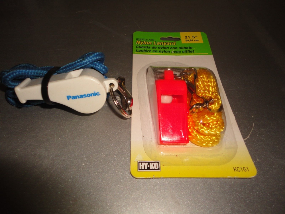 Whistle & Lanyard new & preowned 2 items