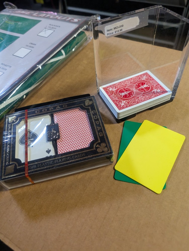 blackjack felt layout w/ accessories op