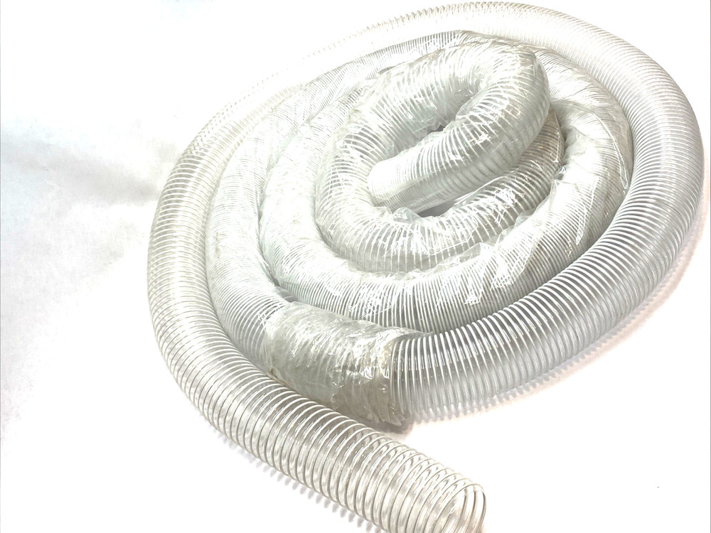 Vacuum Ducting 3" Clear Hose Flexible 22' FT