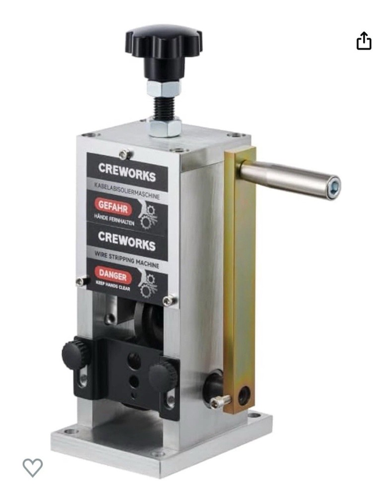 CREWORKS Manual Copper Wire Stripping Machine (1.5-25 mm)Cables Wire Stripper