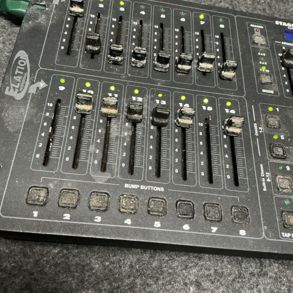 Elation Stage Setter-8 DMX lighting controller console Powers On, Untested