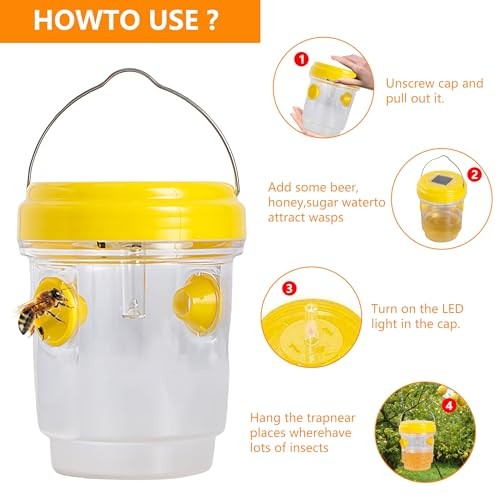 3pc Wasp Traps Outdoor Hanging