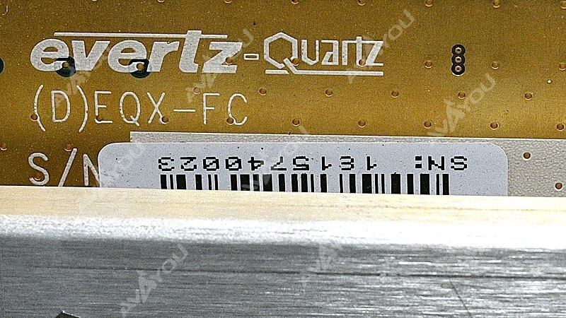 Evertz EQX-FC Frame Controller Module for EXQ Router Frame, Rev.D