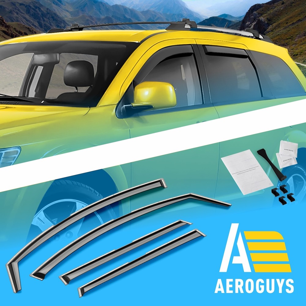 Rain Guards Vent Visors Shade for 2009-2020 Dodge Journey