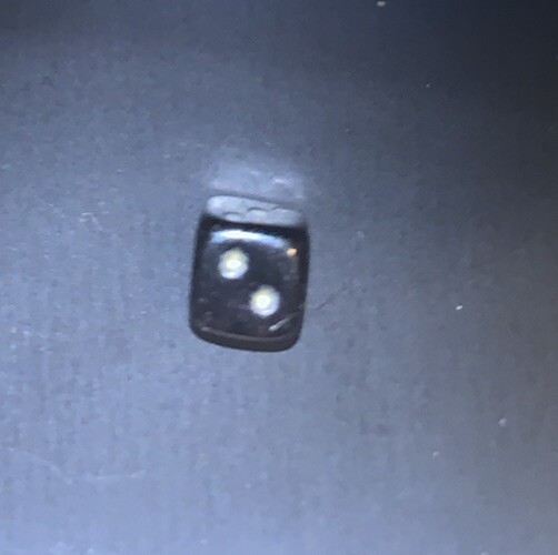 Black Mini Dice Die Vintage