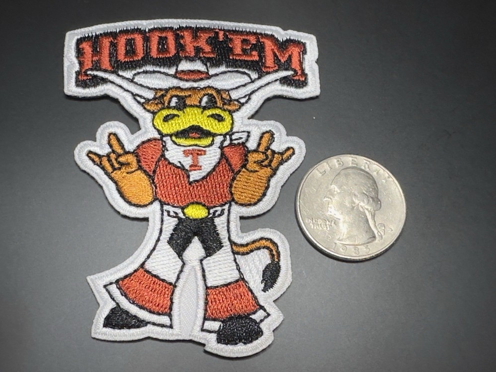 Texas Longhorns Embroidered Iron On Patch