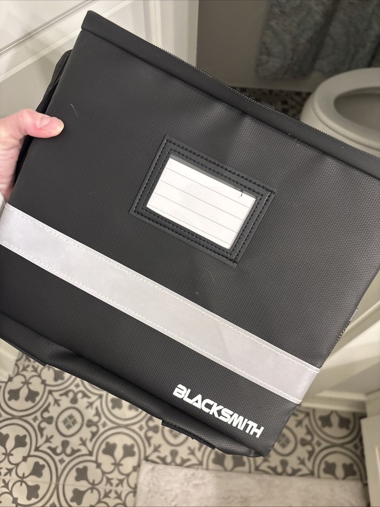 BlackSmith Fireproof Document Box With Lock, Heat Resistant