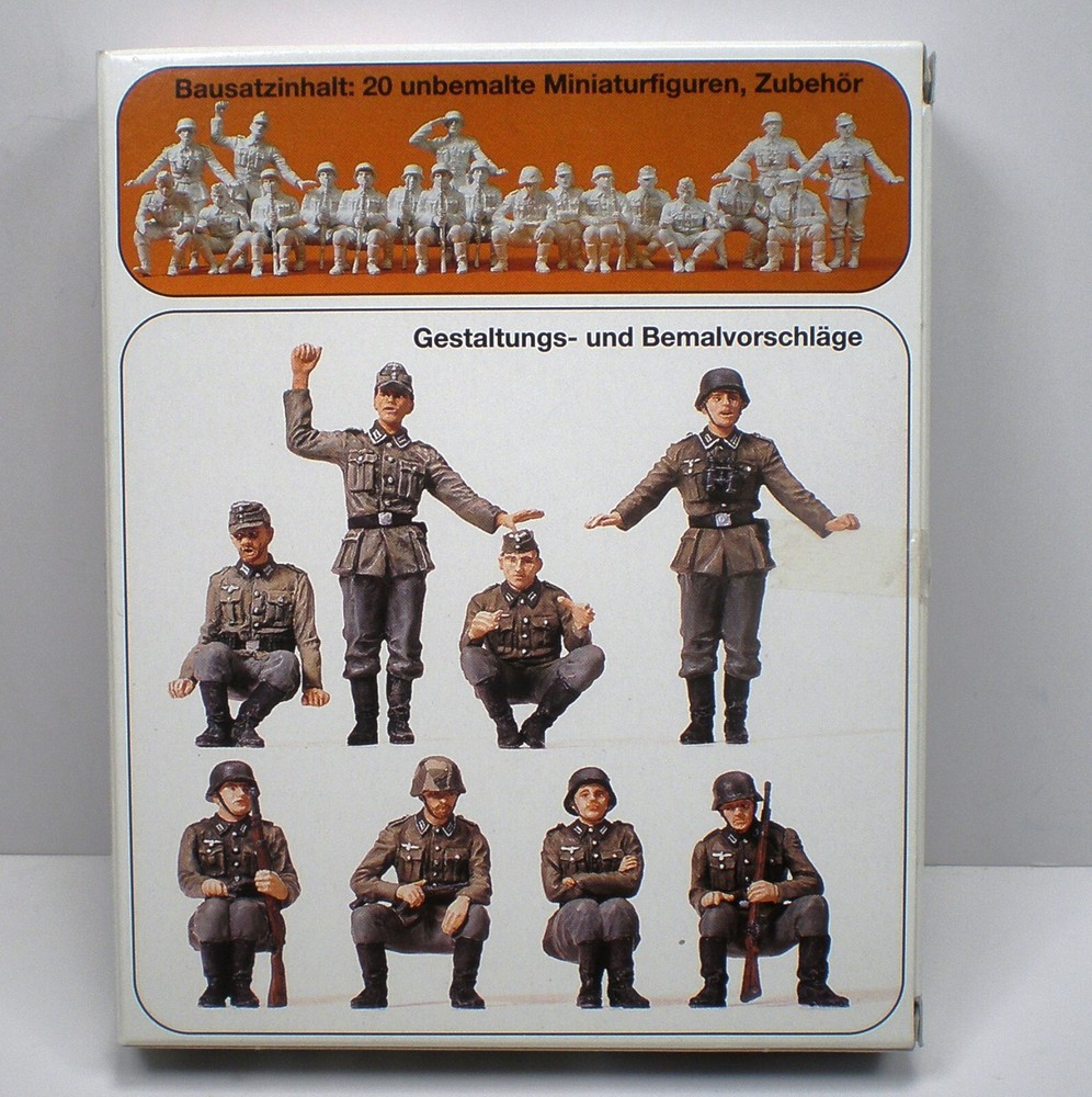 1/72 Scale German WWII Panzer Grenadier Infantry, Preiser