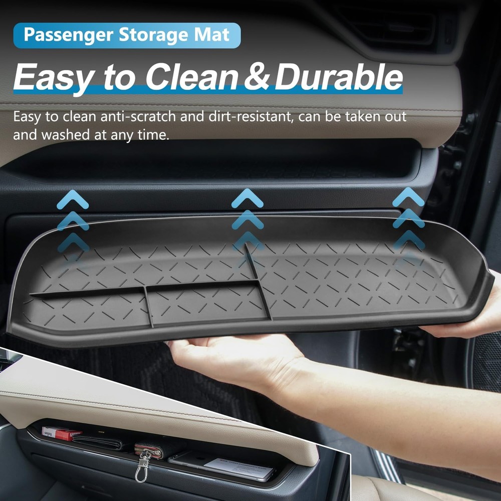 Center Console Organizer Tray Passenger Interior Storage Bin divider