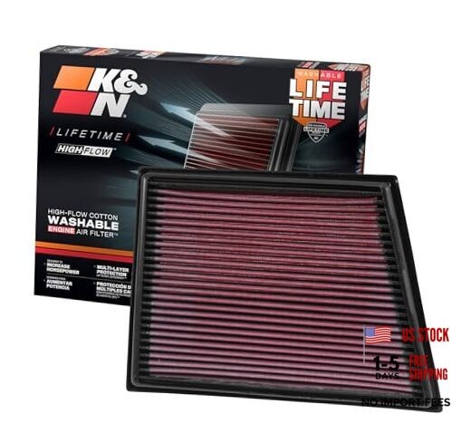 High-Flow Original Lifetime Engine Air Filter: Increase Power: Premium,