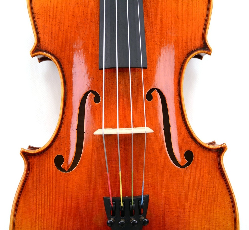 Master 15'' Viola! 1-PC BACK Master Wang's Own Work Outstanding Tone No. W19