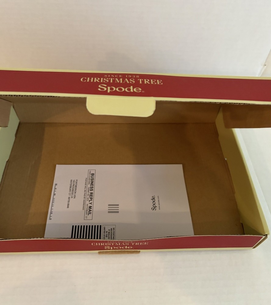 Spode Christmas Tree 14” Gratin Dish w/ Box