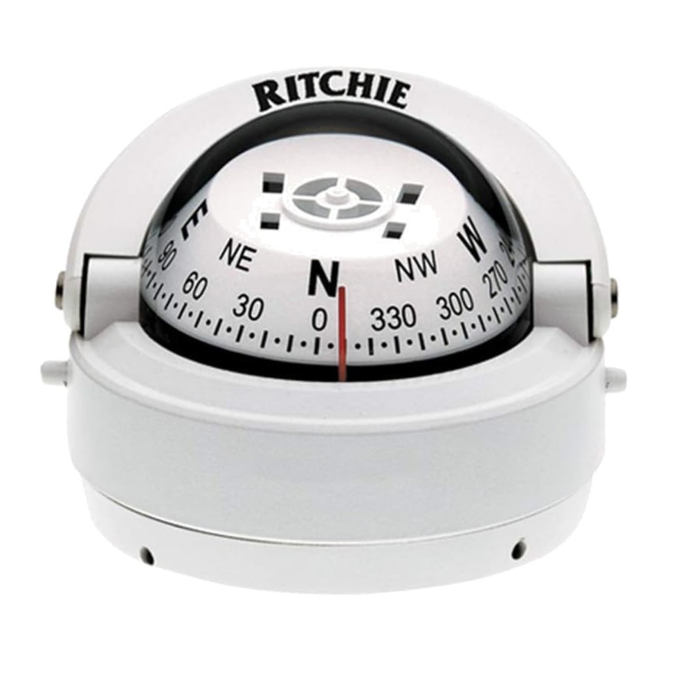 Compact Marine Compass, Surface Mount, with Comprehensive Owner's Documentation
