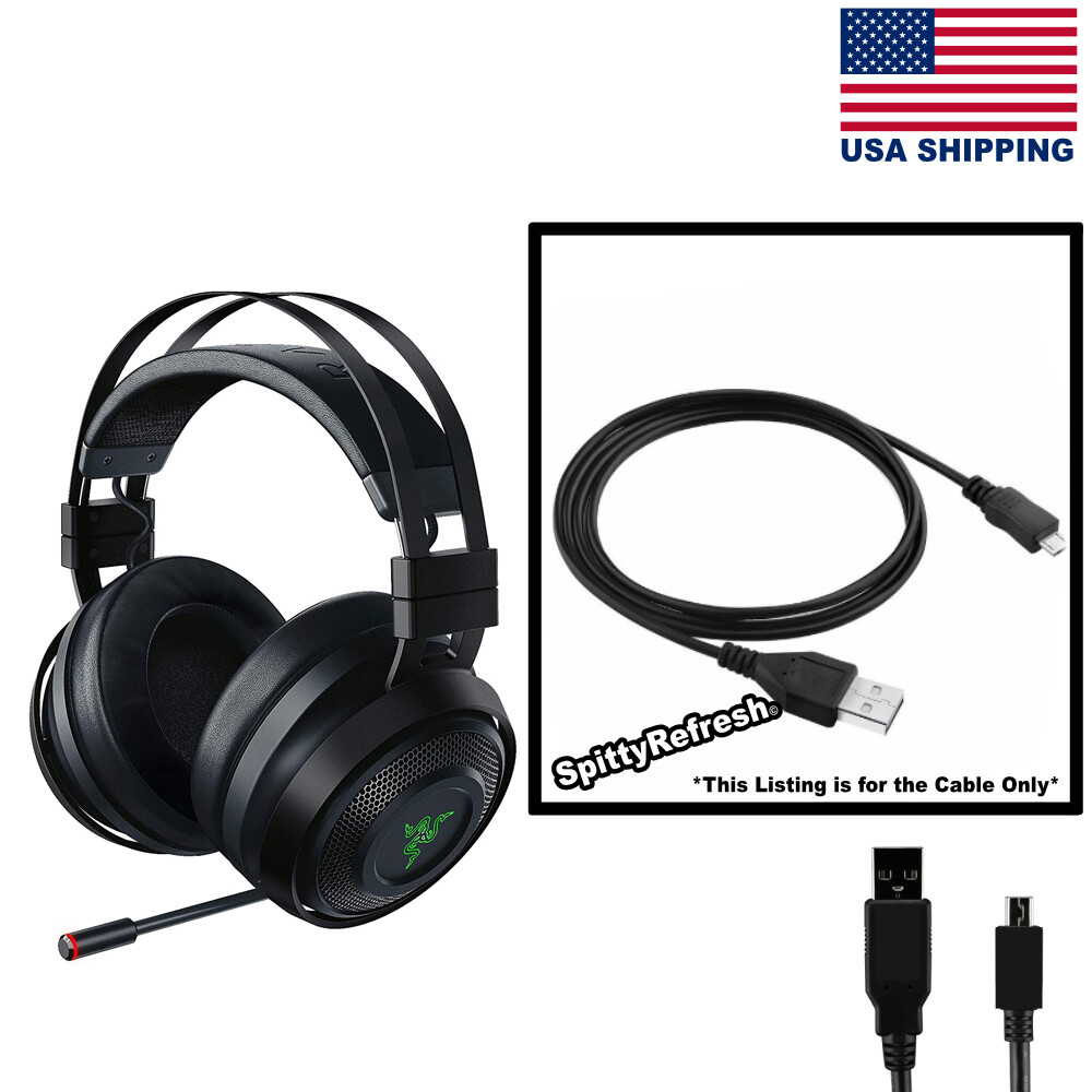 Razer Nari Wireless Gaming Headset USB Cable Transfer Charger Replacement