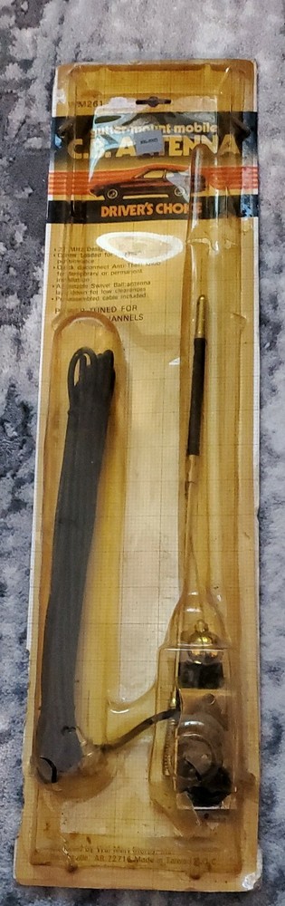 Vintage Drivers Choice Gutter Mount Mobile Antenna