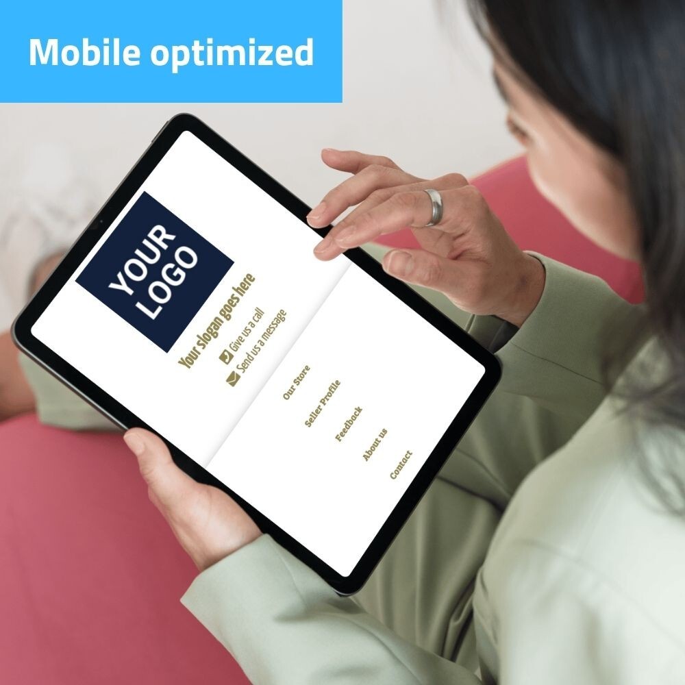eBay Template RESPONSIVE Professional - modern html template - no coding needed