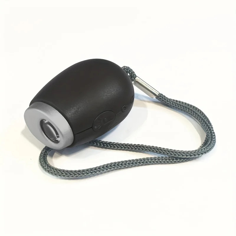 Mini Portable Projection Clock Keychain LED Digital Display Oval Plastic