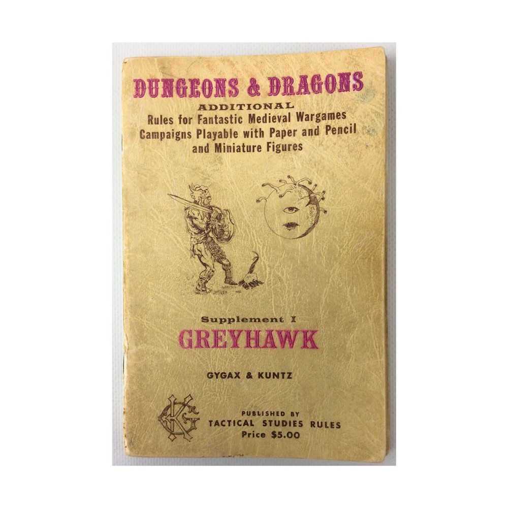 TSR Basic D&D Supplement #1 - Greyhawk (1st) VG
