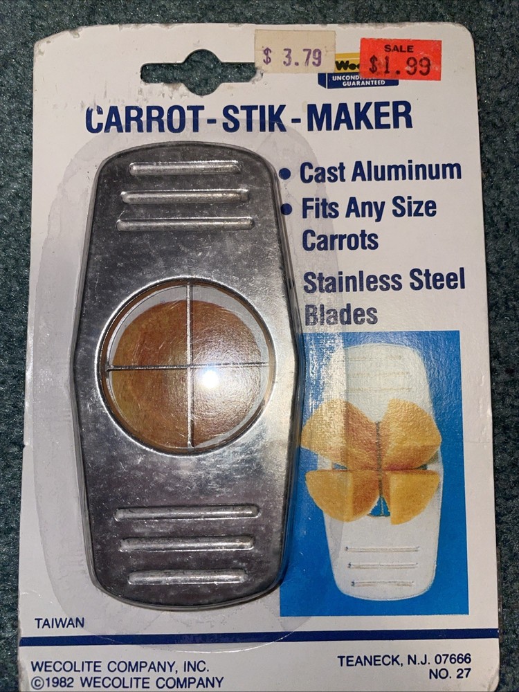1982 Wescolite Carrot-Stik-Maker NOS