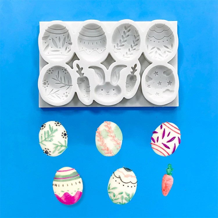 Easter Rabbit Set Handmade Soap Silicone Mold Easter Gift