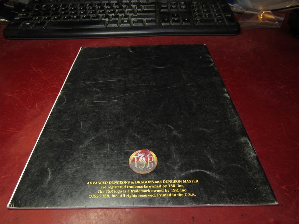 TSR AD&D: Dungeon Master Screen & Master Index - missing screen