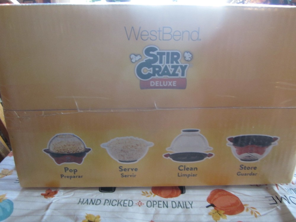 2014 West Bend Stir Crazy Corn Popper 6 Quart ( NOS )