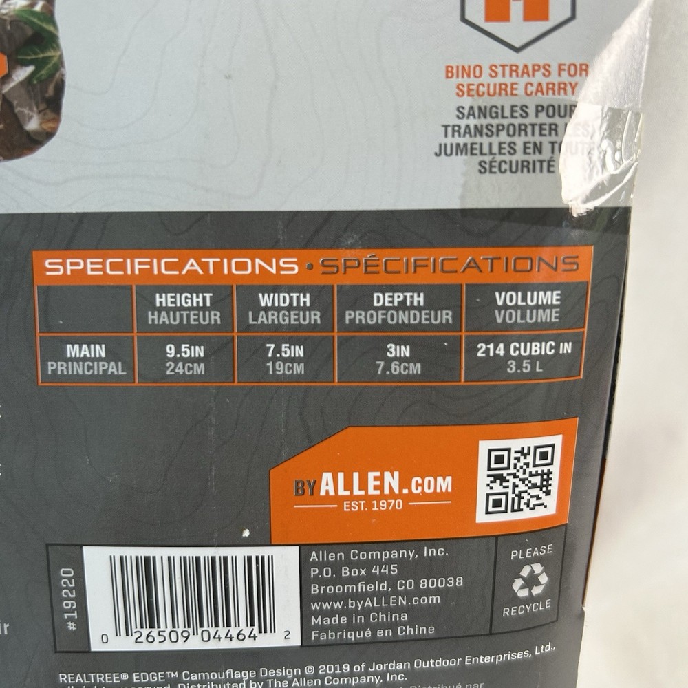 Scent Crusher Terrain Mesa DLX Bino Pack in Real Tree Edge