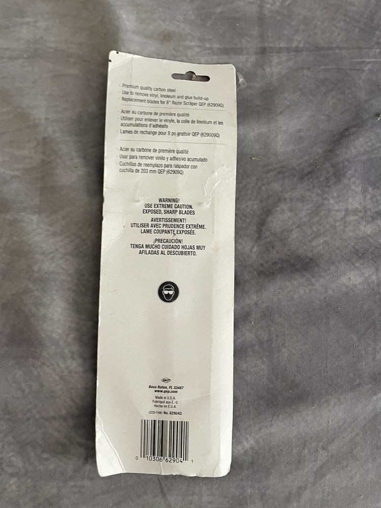 Qep Replacement Razor Blade For Adjustable Floor Scraper & Stripper (NEW)