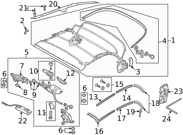 Genuine Volkswagen Lock 5C3-898-926