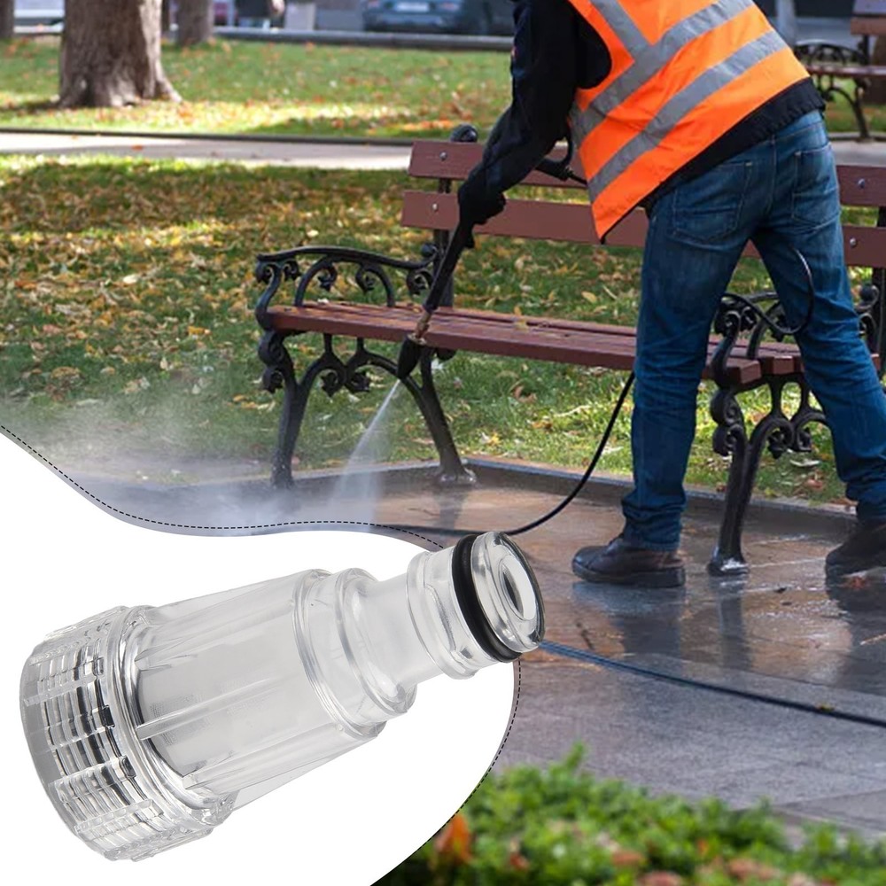 Sturdy ABS Plastic Water Inlet Connector with Filter for Pressure Washer