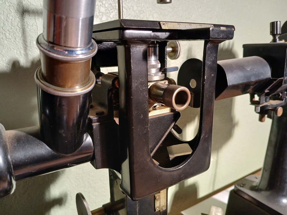 Bausch and Lombe Vintage Metallurgical Analytical Microscope